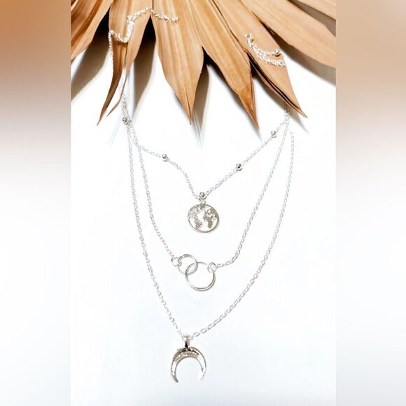 Boho statement necklace S388 - Picture 2 of 3